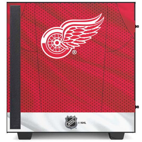 NHL Detroit Red Wings Home Jersey NZXT H510 Compact ATX Mid-Tower Case Skin