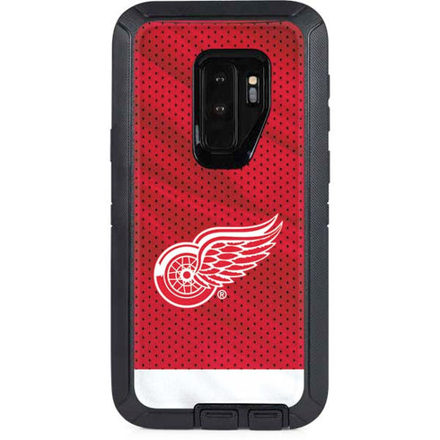 NHL Detroit Red Wings Home Jersey Otterbox Defender Galaxy Skin