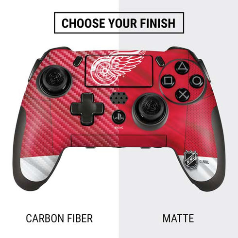 NHL Detroit Red Wings Home Jersey PlayStation Scuf Vantage 2 Controller Skin