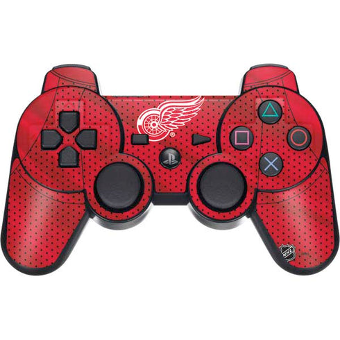 NHL Detroit Red Wings Home Jersey PS3 Dual Shock wireless controller Skin