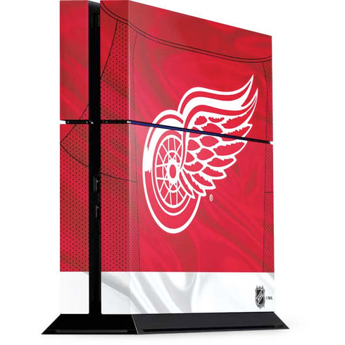 NHL Detroit Red Wings Home Jersey PS4 Console Skin