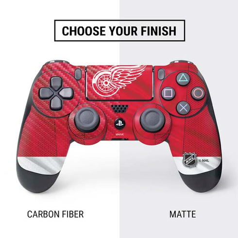 NHL Detroit Red Wings Home Jersey PS4 Controller Skin