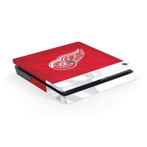 NHL Detroit Red Wings Home Jersey PS4 Slim Skin