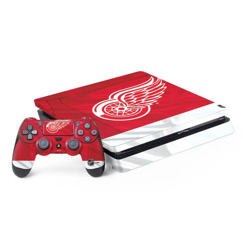 NHL Detroit Red Wings Home Jersey PS4 Slim Bundle Skin