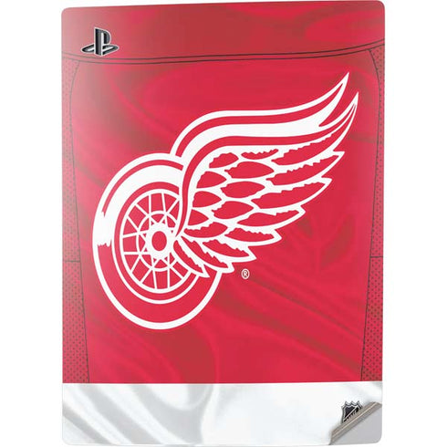 NHL Detroit Red Wings Home Jersey PS5 Digital Edition Console Skin