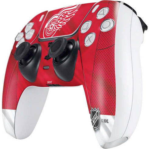 NHL Detroit Red Wings Home Jersey PS5 Controller Skin