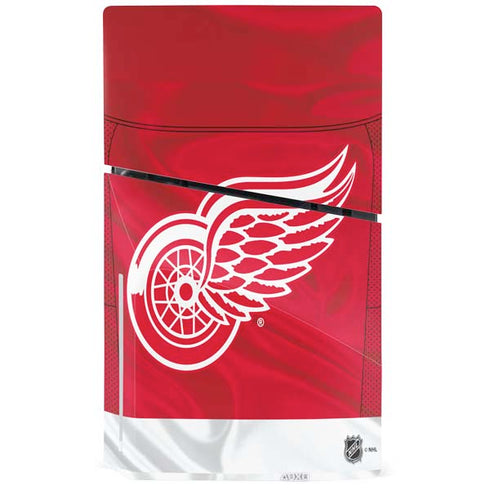 NHL Detroit Red Wings Home Jersey PS5 Slim Disk Bundle Skin