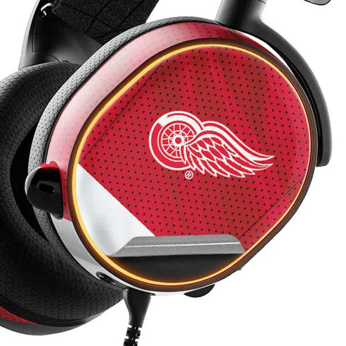 NHL Detroit Red Wings Home Jersey SteelSeries Arctis 5 Skin