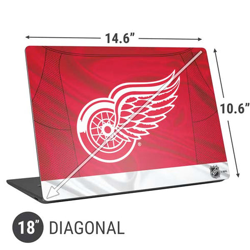 NHL Detroit Red Wings Home Jersey Universal Laptop 18in (14.6 x 10.6in) Skin