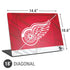 NHL Detroit Red Wings Home Jersey Universal Laptop 18in (14.6 x 10.6in) Skin