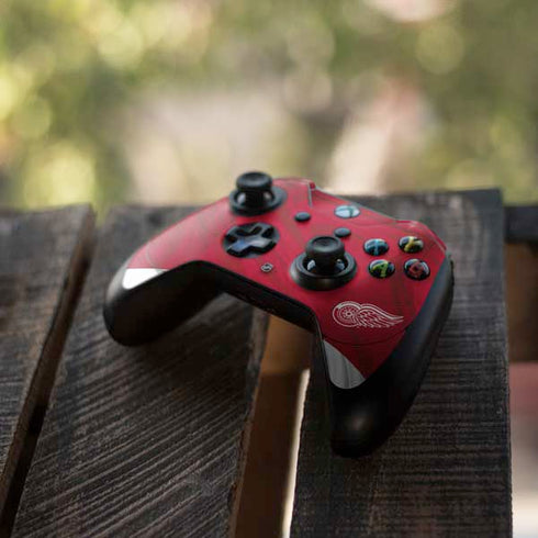 NHL Detroit Red Wings Home Jersey Xbox One Elite Controller Skin