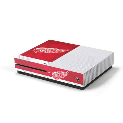 NHL Detroit Red Wings Home Jersey Xbox One S Console Skin
