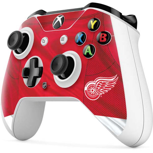 NHL Detroit Red Wings Home Jersey Xbox One S Controller Skin
