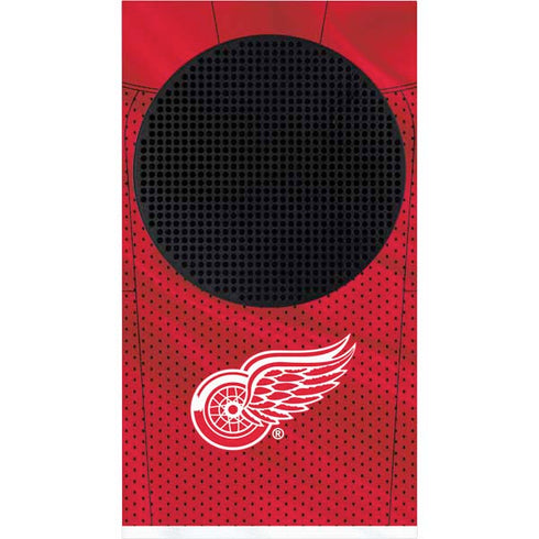 NHL Detroit Red Wings Home Jersey Xbox Series S Console Skin