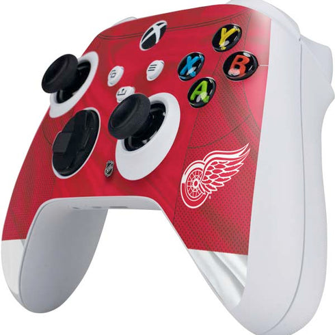 NHL Detroit Red Wings Home Jersey Xbox Series S Controller Skin