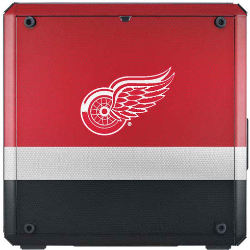 NHL Detroit Red Wings Jersey Cooler Master MasterBox Q300L Mini Tower Skin