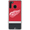 NHL Detroit Red Wings Jersey Galaxy A21 Clear Case