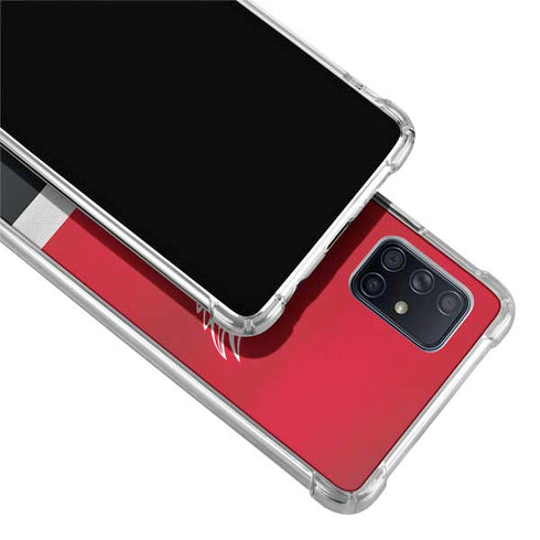 NHL Detroit Red Wings Jersey Galaxy A71 5G Clear Case