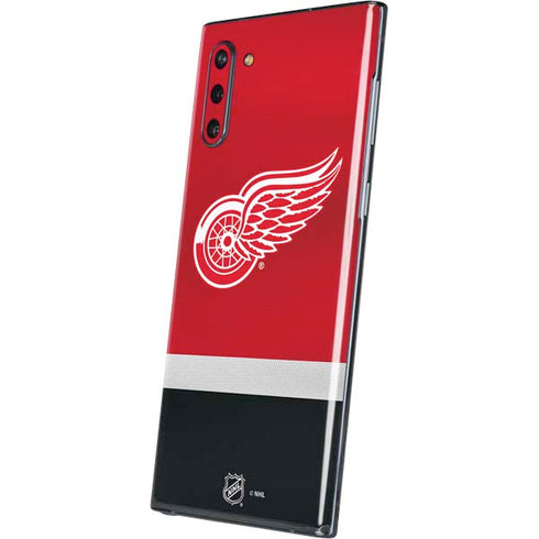 NHL Detroit Red Wings Jersey Galaxy Note 10 Skin