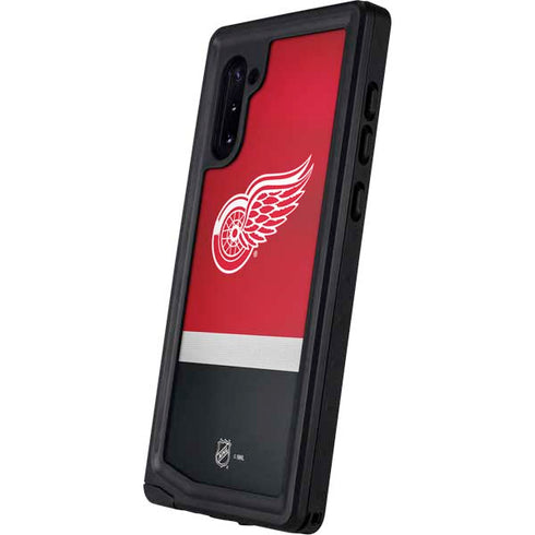 NHL Detroit Red Wings Jersey Galaxy Note 10 Waterproof Case