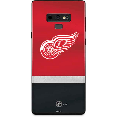 NHL Detroit Red Wings Jersey Galaxy Note 9 Skin