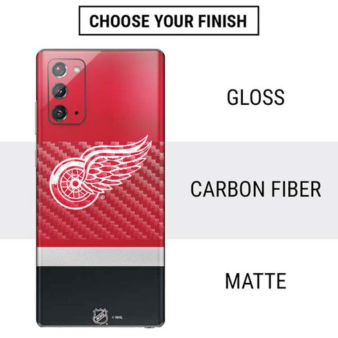 NHL Detroit Red Wings Jersey Galaxy Note20 5G Skin