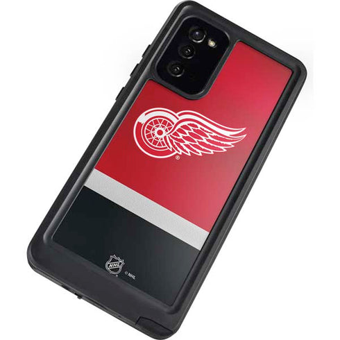 NHL Detroit Red Wings Jersey Galaxy Note20 5G Waterproof Case