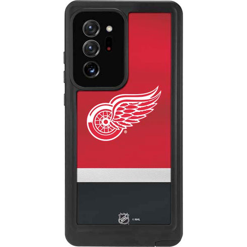 NHL Detroit Red Wings Jersey Galaxy Note20 Ultra 5G Waterproof Case