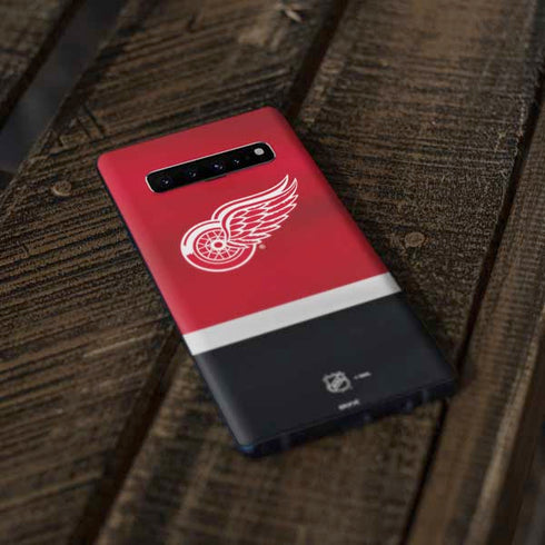 NHL Detroit Red Wings Jersey Galaxy S10 Plus Skin