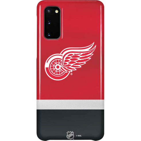 NHL Detroit Red Wings Jersey Galaxy S20 Lite Case
