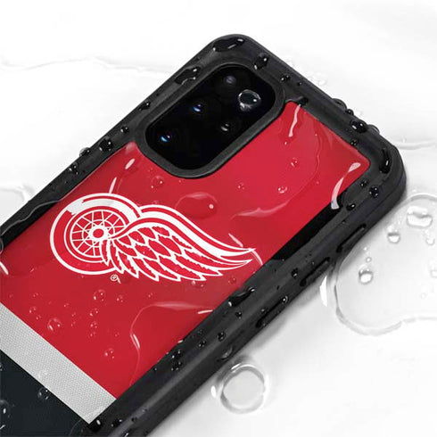 NHL Detroit Red Wings Jersey Galaxy S20 Plus Waterproof Case