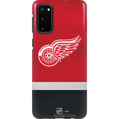 NHL Detroit Red Wings Jersey Galaxy S20 Pro Case