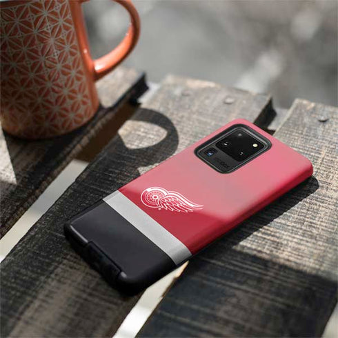 NHL Detroit Red Wings Jersey Galaxy S20 Ultra 5G Pro Case