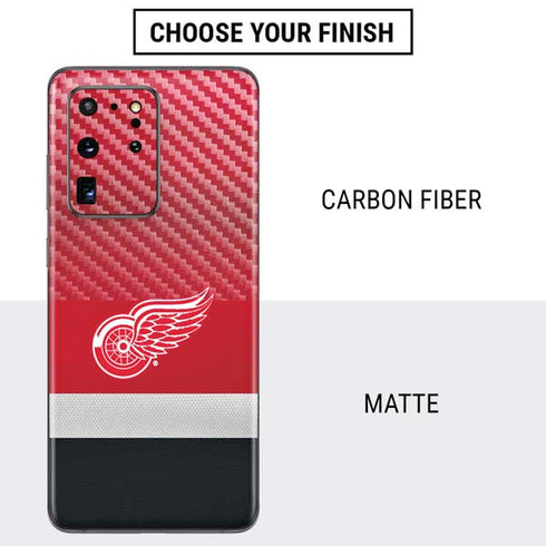 NHL Detroit Red Wings Jersey Galaxy S20 Ultra 5G Skin