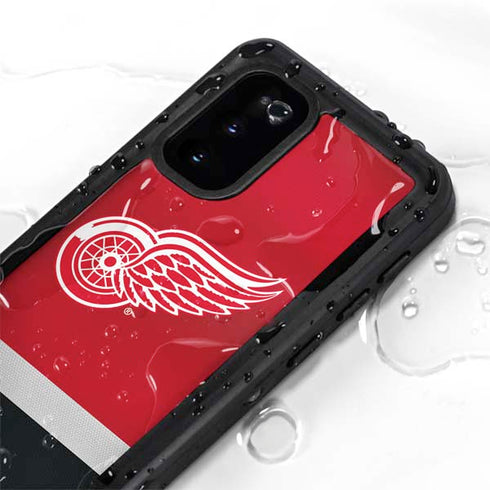NHL Detroit Red Wings Jersey Galaxy S20 Waterproof Case