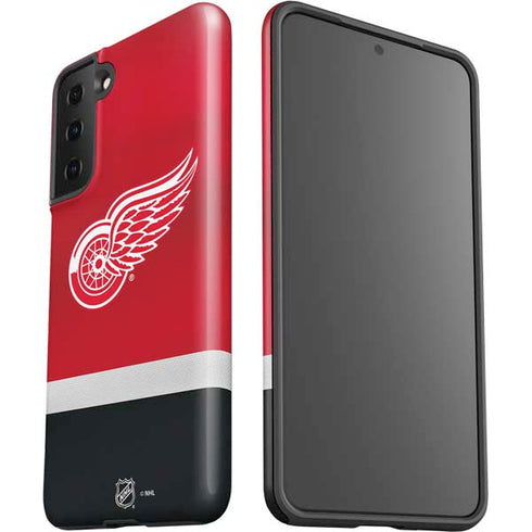 NHL Detroit Red Wings Jersey Galaxy S21 Plus 5G Pro Case