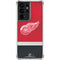 NHL Detroit Red Wings Jersey Galaxy S21 Ultra 5G Clear Case