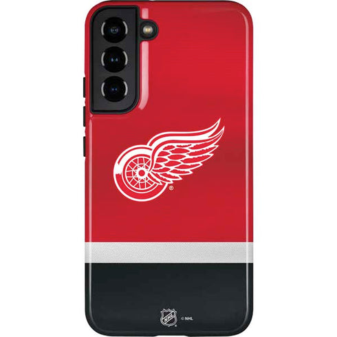 NHL Detroit Red Wings Jersey Galaxy S22 Plus Pro Case