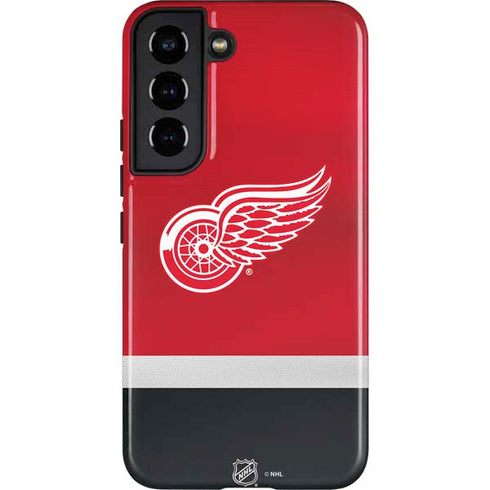 NHL Detroit Red Wings Jersey Galaxy S22 Pro Case