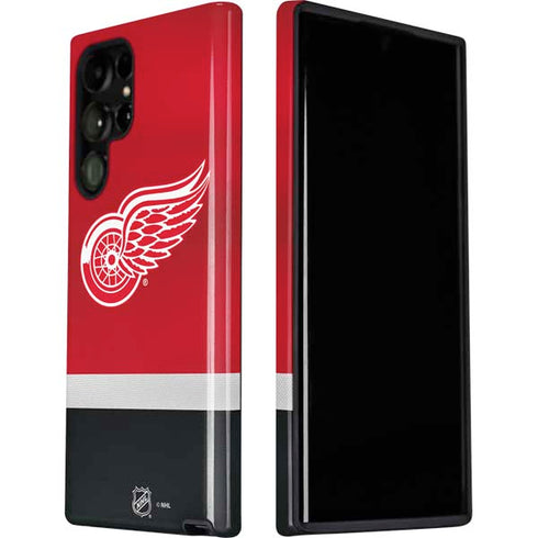 NHL Detroit Red Wings Jersey Galaxy S22 Ultra Pro Case