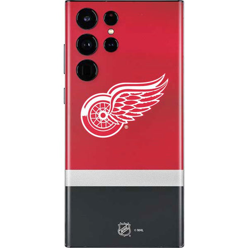 NHL Detroit Red Wings Jersey Galaxy S22 Ultra Skin