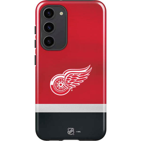 NHL Detroit Red Wings Jersey Galaxy S23 Plus Pro Case
