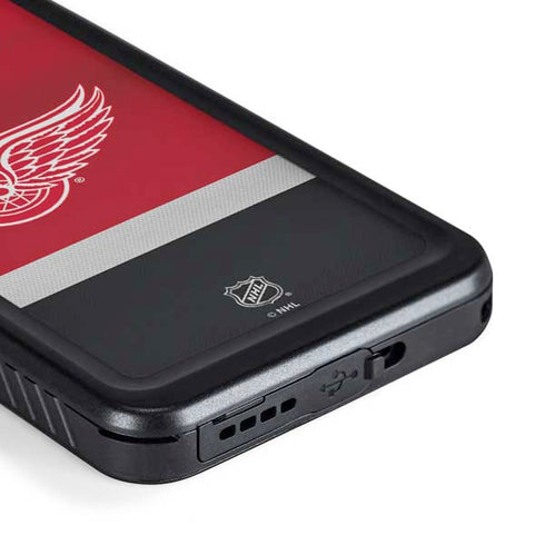 NHL Detroit Red Wings Jersey Galaxy S23 Plus Waterproof Case