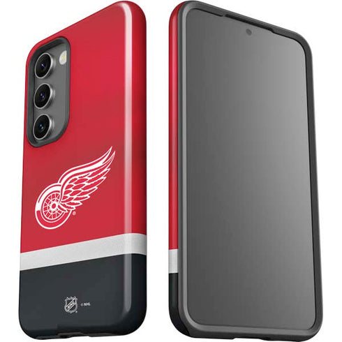 NHL Detroit Red Wings Jersey Galaxy S23 Pro Case