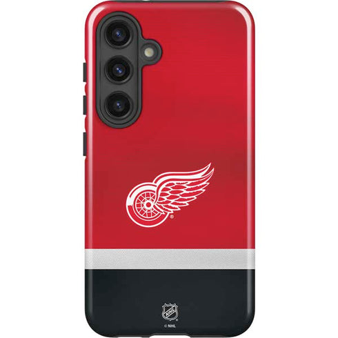 NHL Detroit Red Wings Jersey Galaxy S24 Impact Case