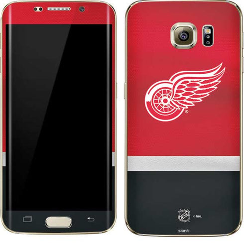 NHL Detroit Red Wings Jersey Galaxy S7 Edge Skin