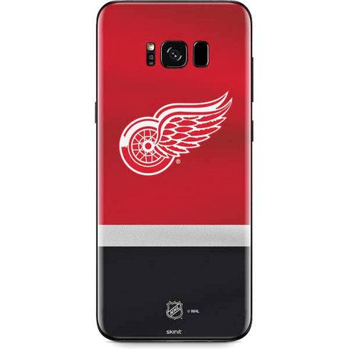NHL Detroit Red Wings Jersey Galaxy S8 Plus Skin