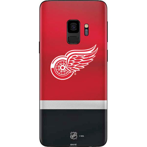 NHL Detroit Red Wings Jersey Galaxy S9 Skin