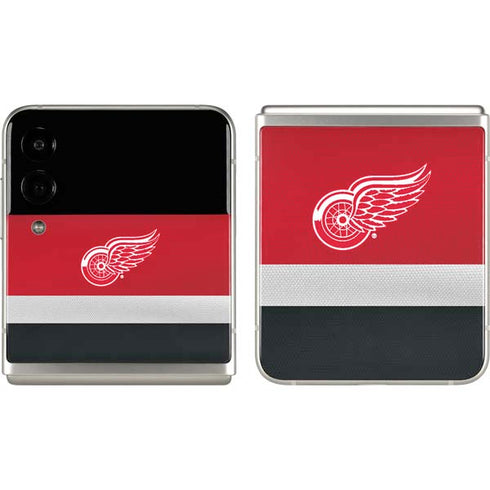 NHL Detroit Red Wings Jersey Galaxy Z Flip3 5G Skin