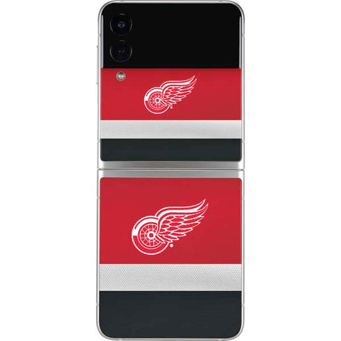 NHL Detroit Red Wings Jersey Galaxy Z Flip3 5G Skin